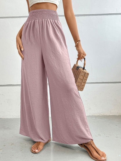 Women Loose Fit High-Rise Trousers