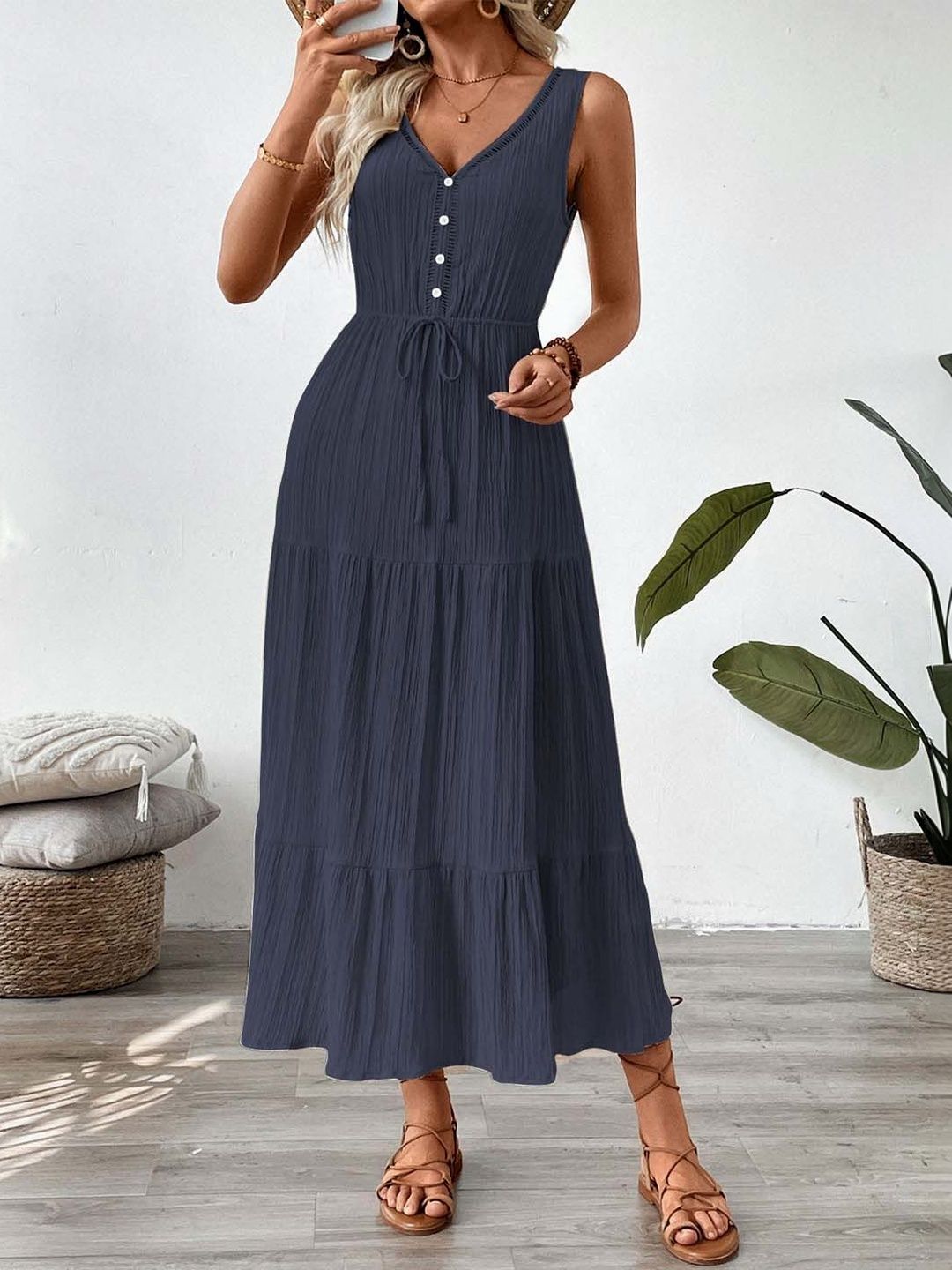 A-Line Midi Dress