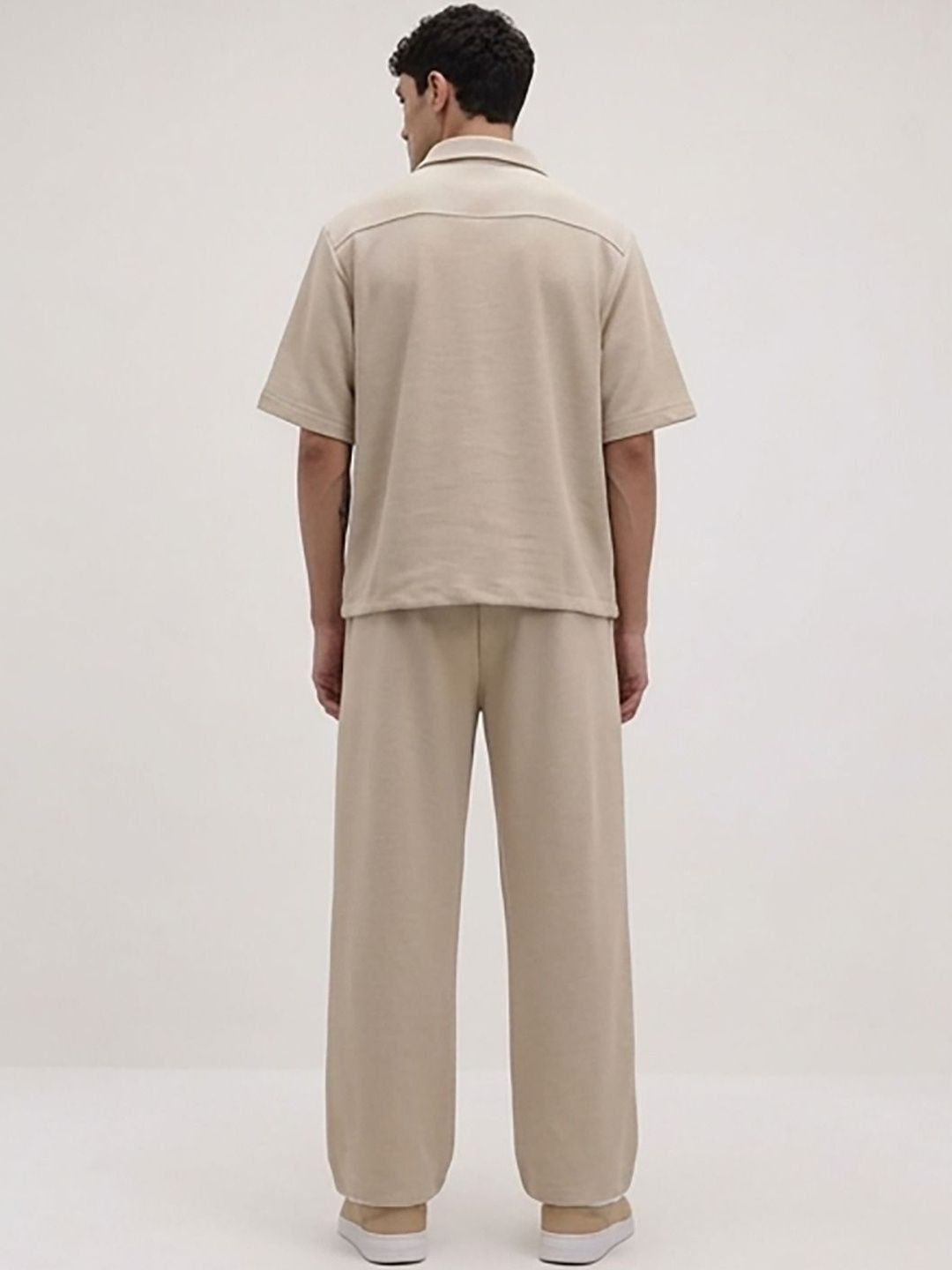 Solid Shirt with Trousers