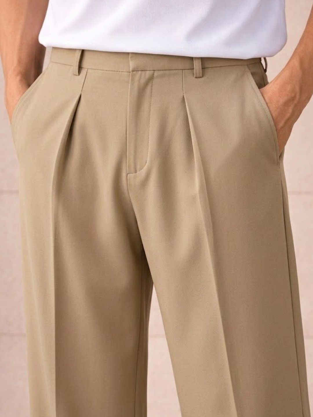 Men Pleated Trousers