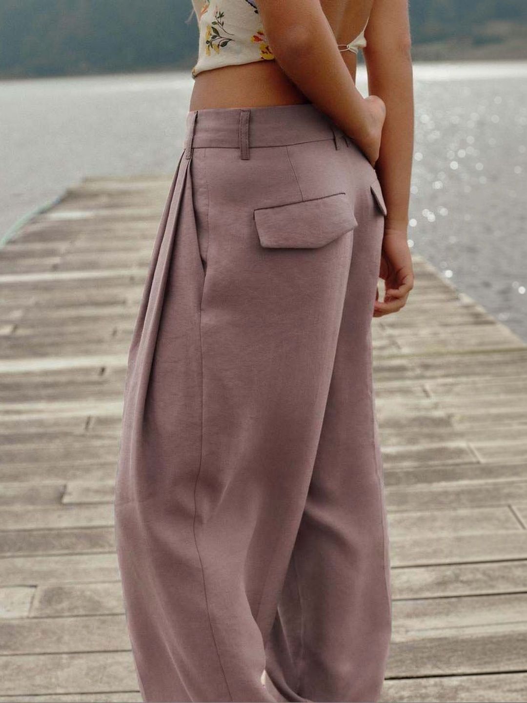 Women Pleated Trousers