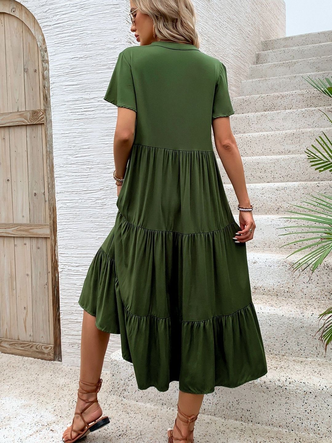 A-Line Midi Dress