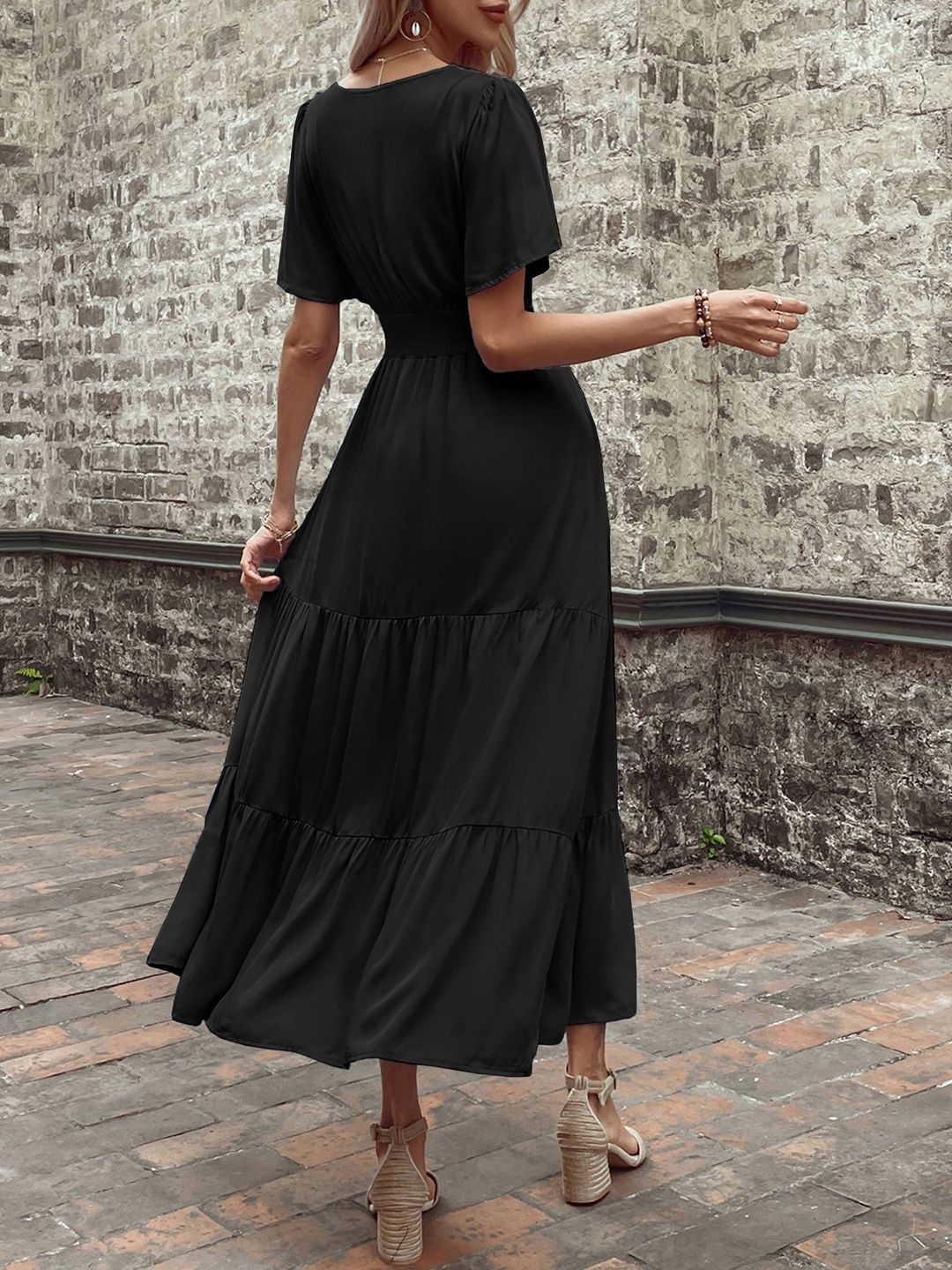 Fit & Flare Maxi Dress