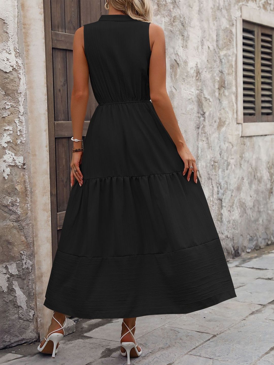 Fit & Flare Maxi Dress