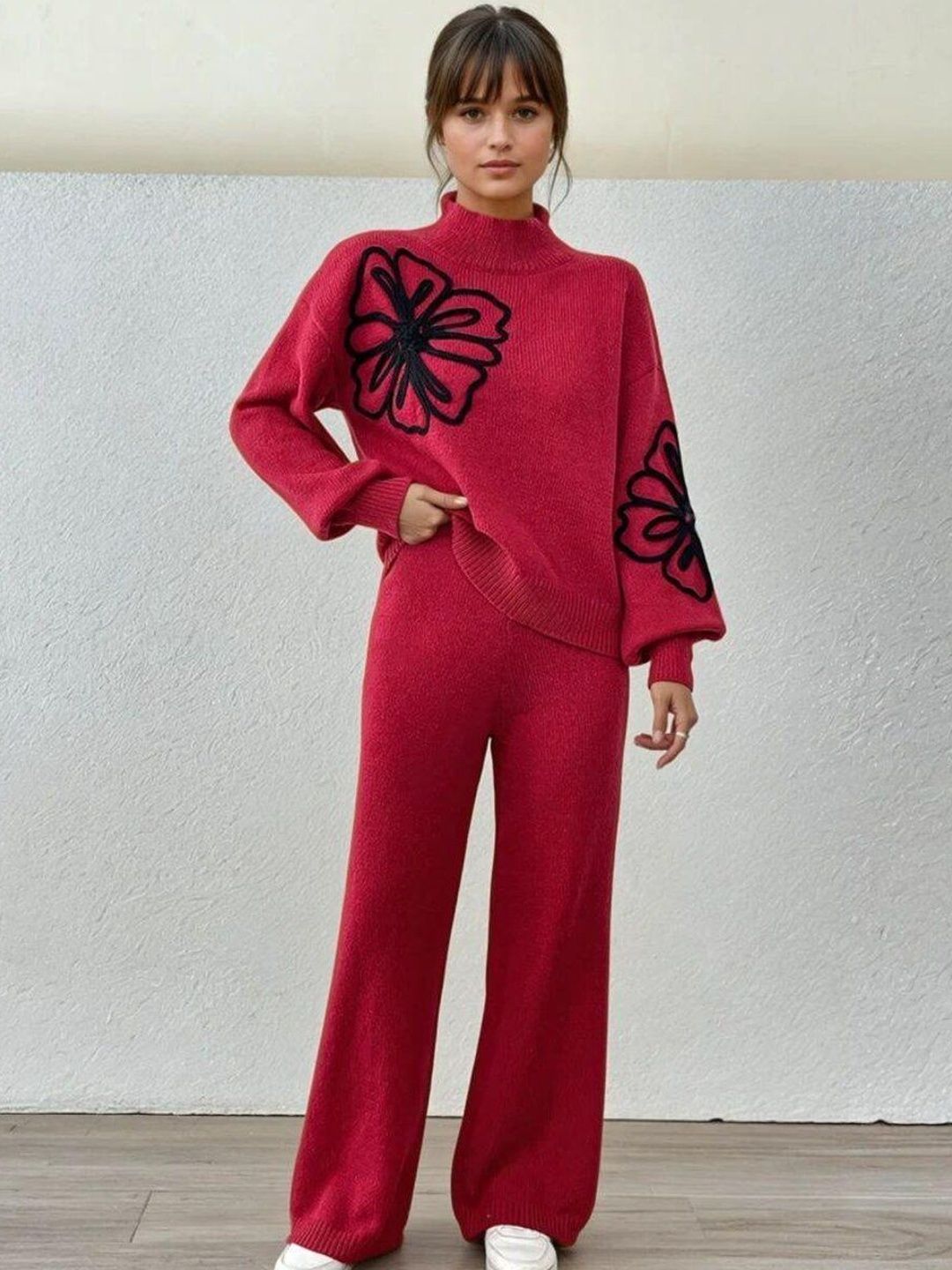 Palazzos in Red - Nowi Korean Fashion