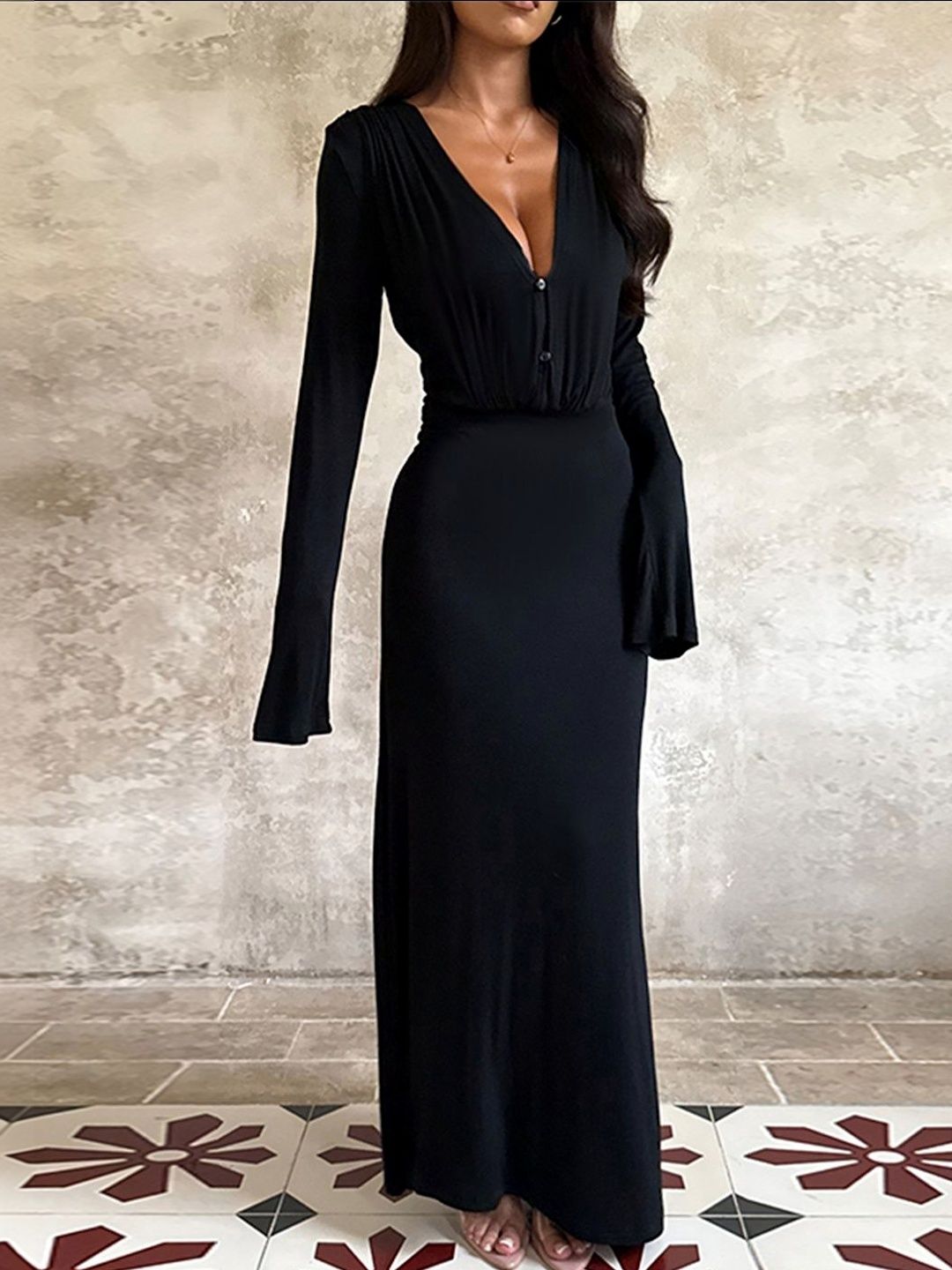 NOWI Bodycon Maxi Dress