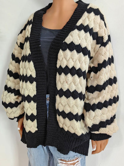 Women Colourblocked Cardigan