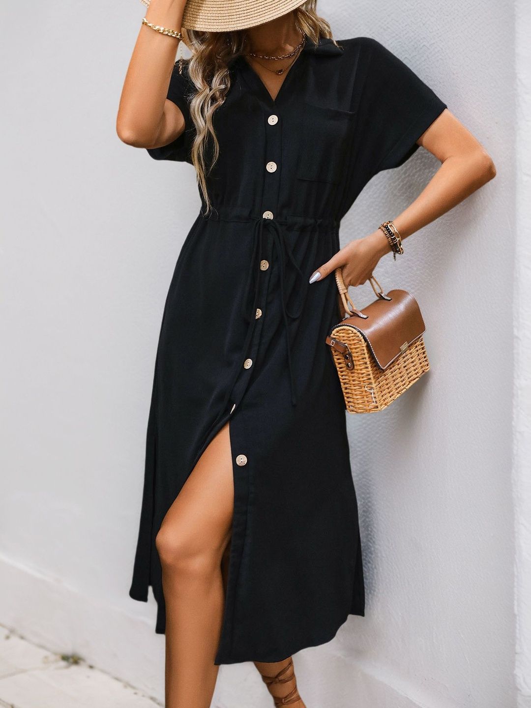 Shirt Midi Dress
