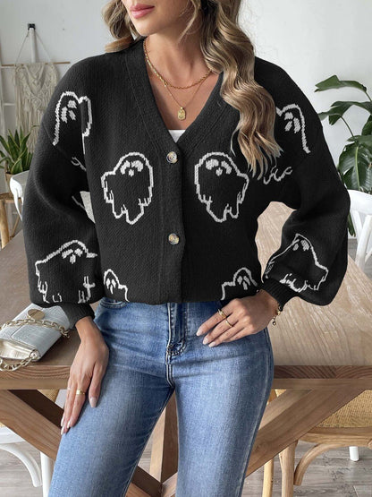 Women Printed Cardigan