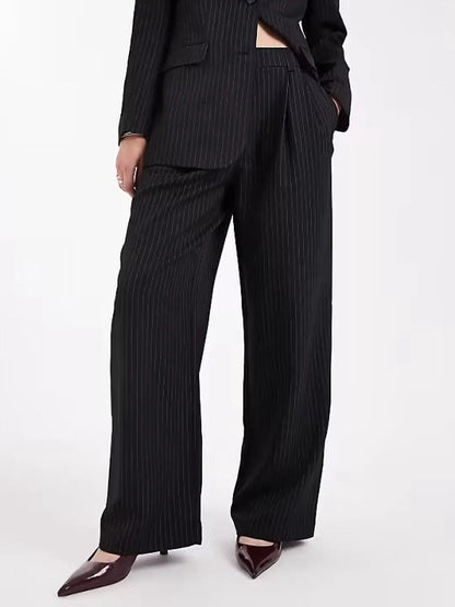 Striped Coat with Trousers