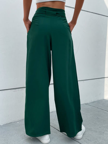Women Non Iron Pleated Trousers