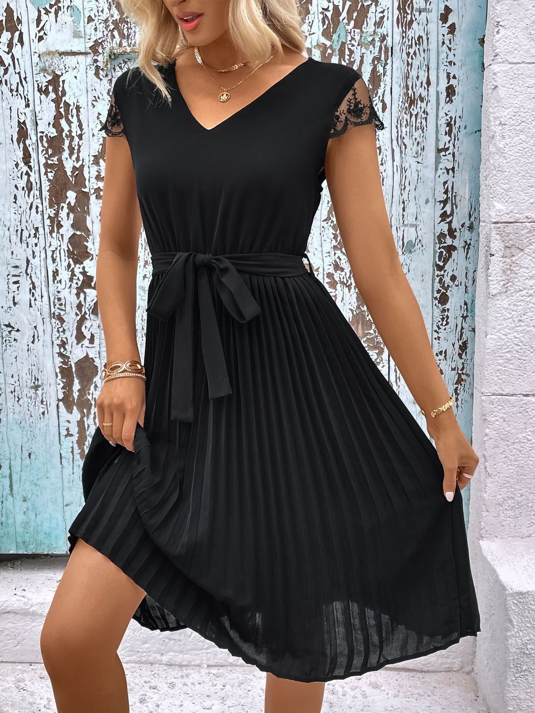 Fit & Flare Midi Dress
