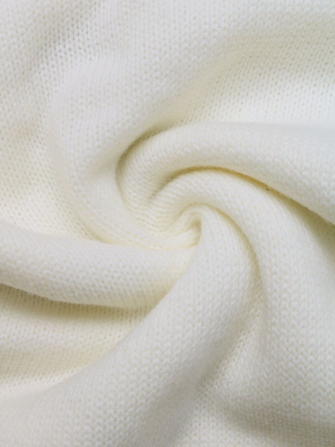 Women's White Colourblocked Pullover Blend Printed