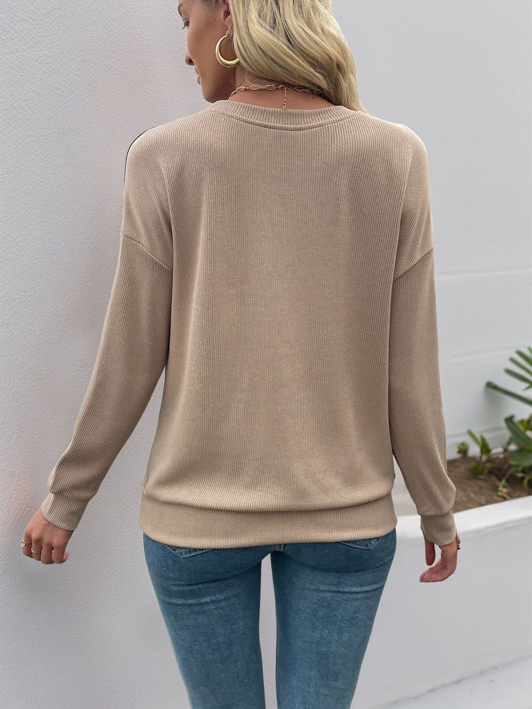 Women Colourblocked Sweatshirt