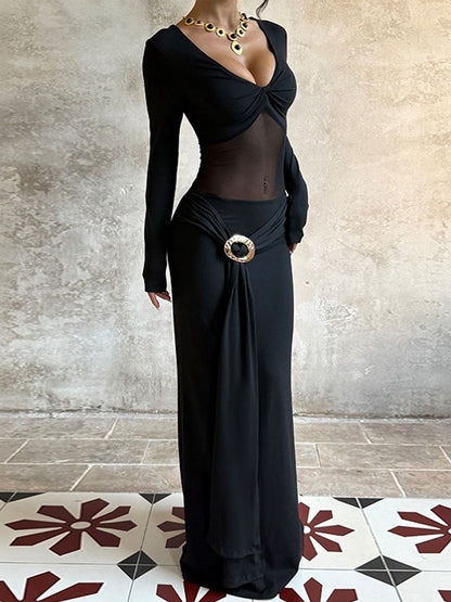 Women's Black Maxi Dress Blend