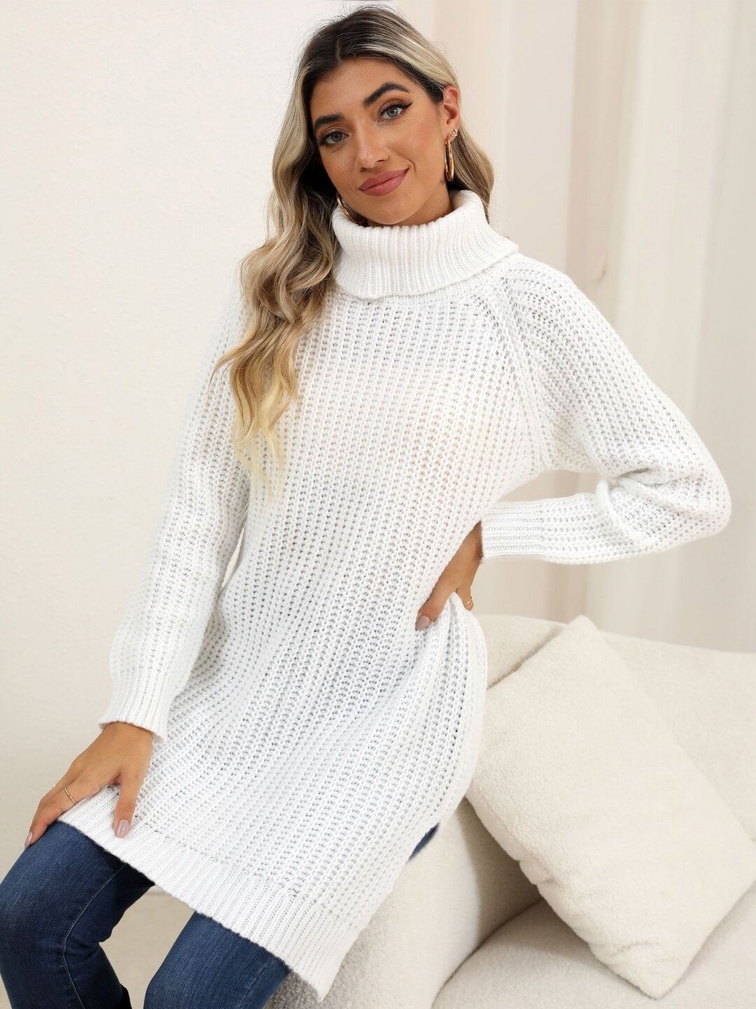 Women Longline Pullover
