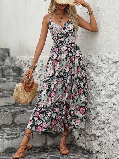 Floral Print Midi Dress