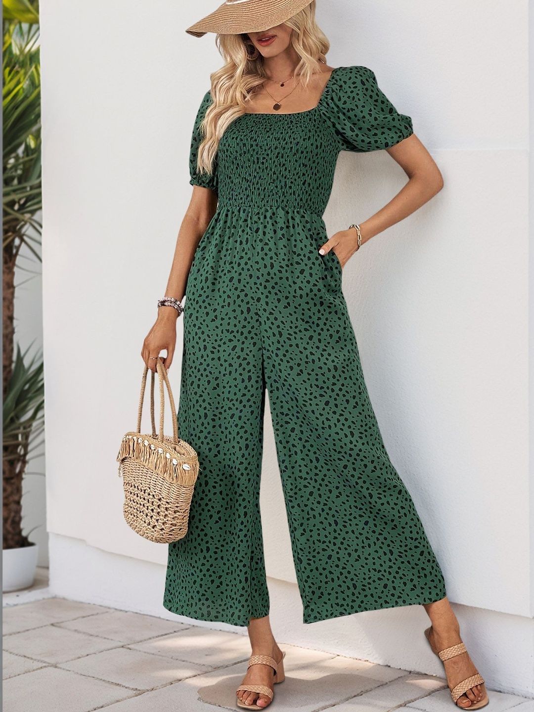 Printed Basic Jumpsuit