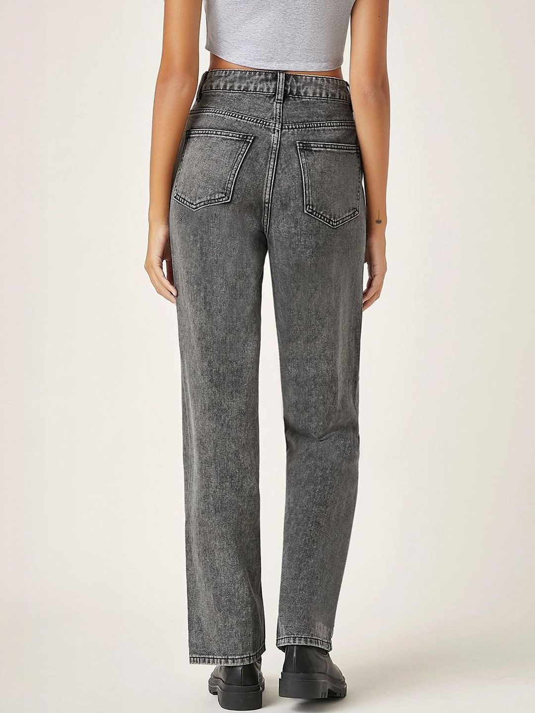 Women Pack Of 2 High-Rise Heavy Fade Clean Look Stretchable Cotton Jeans