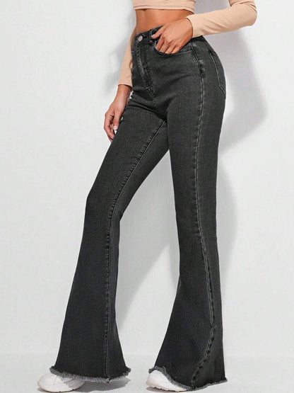 Women Bootcut High-Rise Stretchable Jeans
