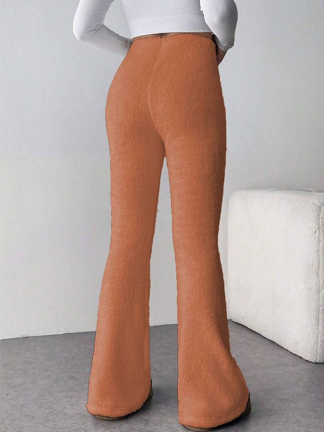 NOWI Women High-Rise Easy Wash Trousers