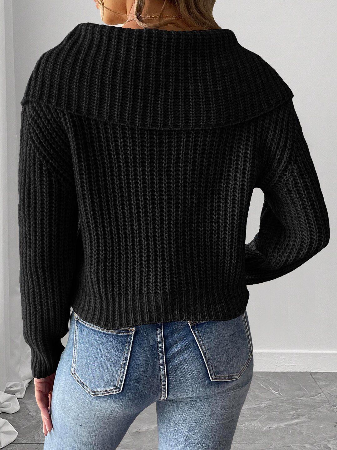 Women Ribbed Pullover