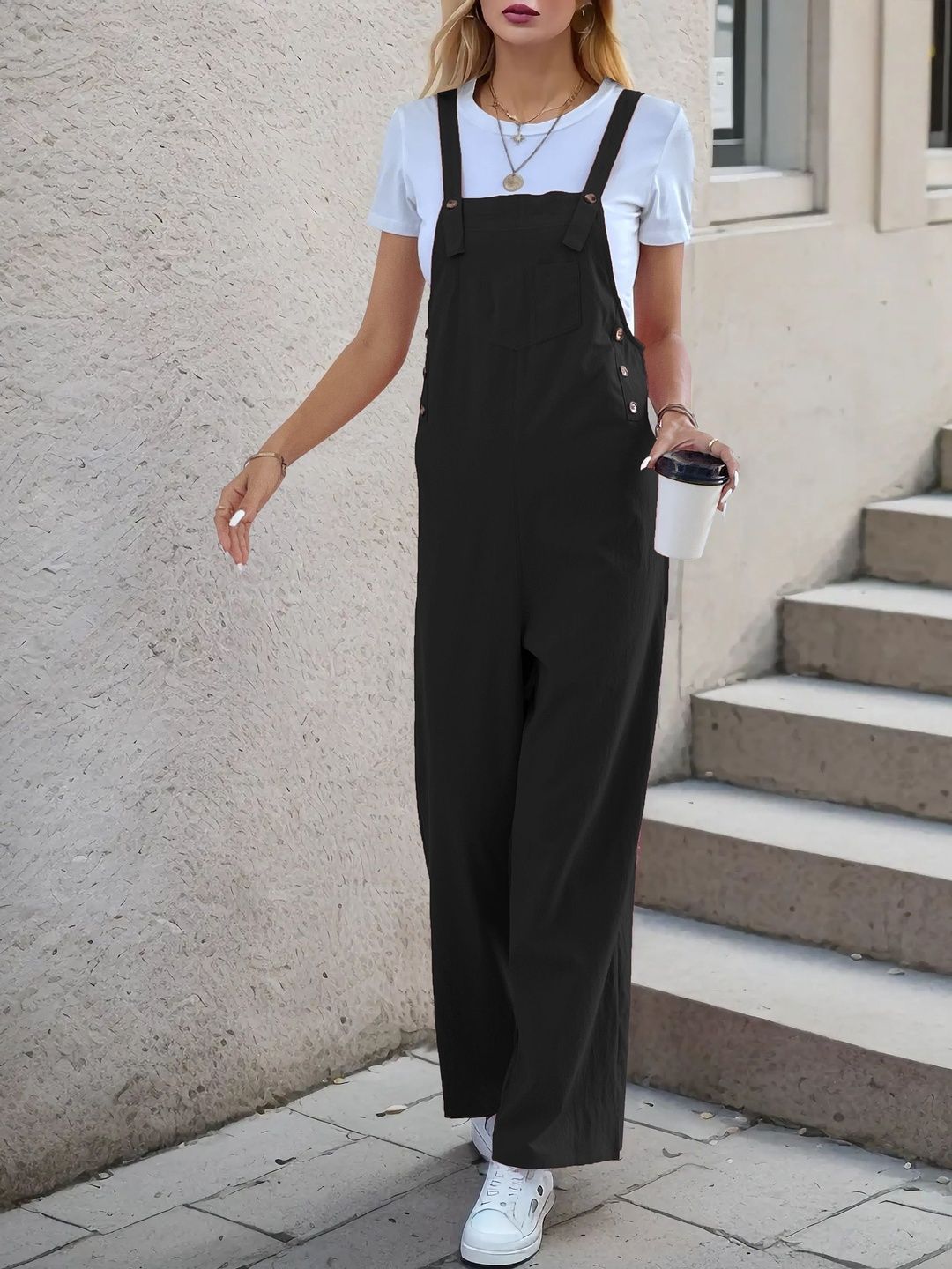 Basic Jumpsuit with Applique