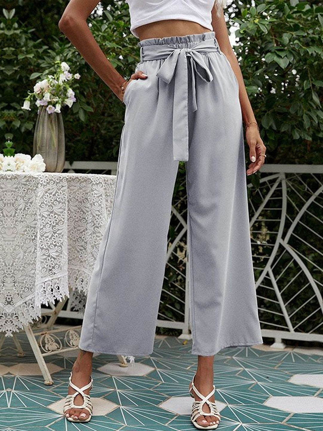 Women Loose Fit Non Iron Trousers