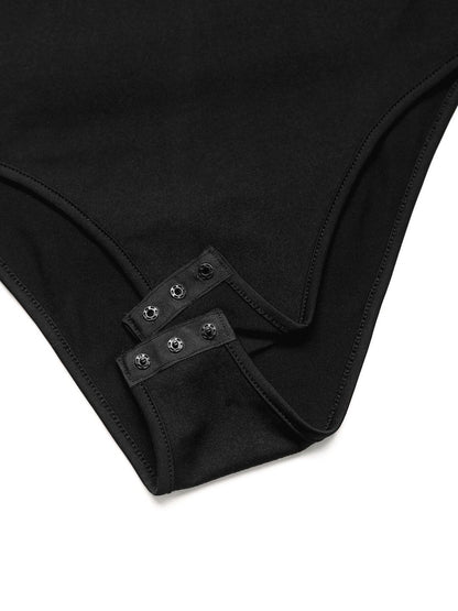 Embellished One Shoulder Bodysuit