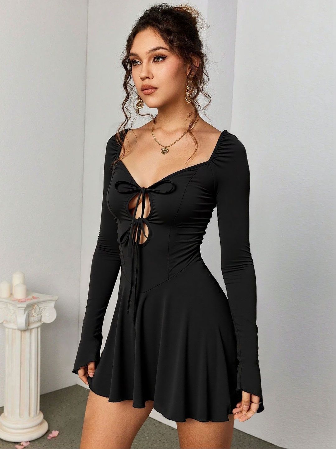 Fit & Flare Mini Dress