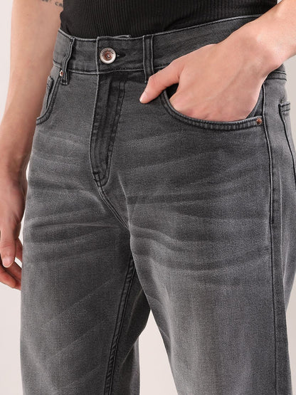 Men Regular Fit Mid-Rise Light Fade Jeans