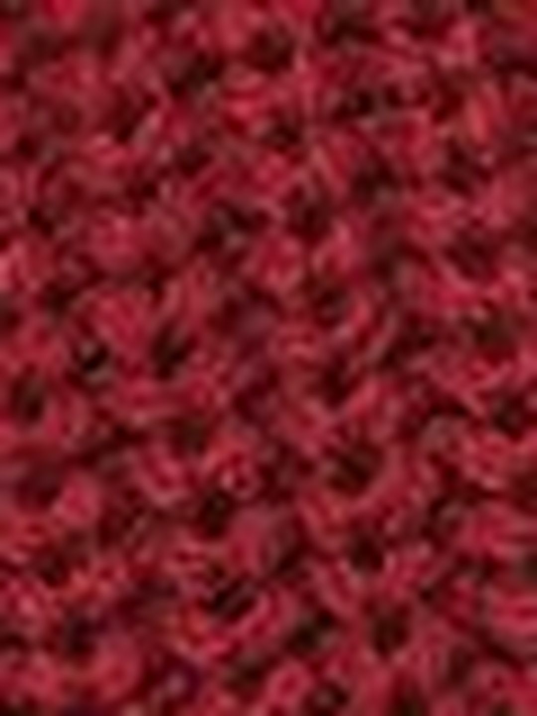 Women's Red Cardigan With Embellished Detail