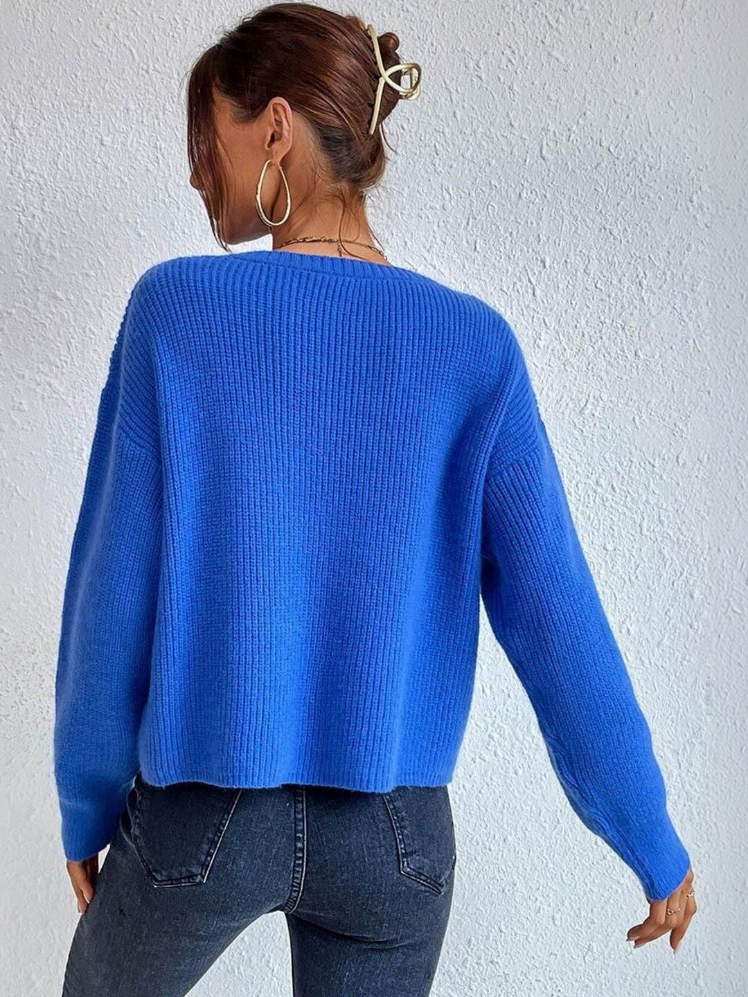 Women Ribbed Pullover
