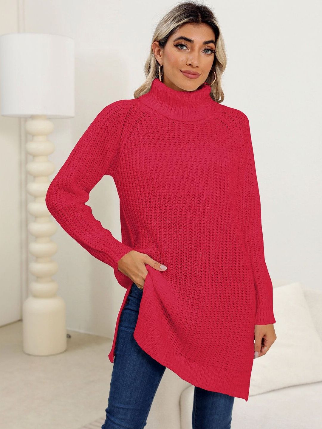 Women Longline Pullover