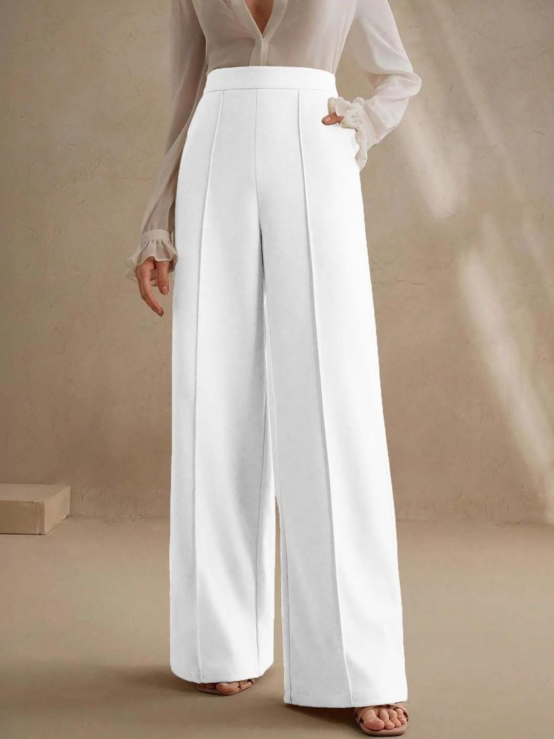 Women Wrinkle Free Trousers
