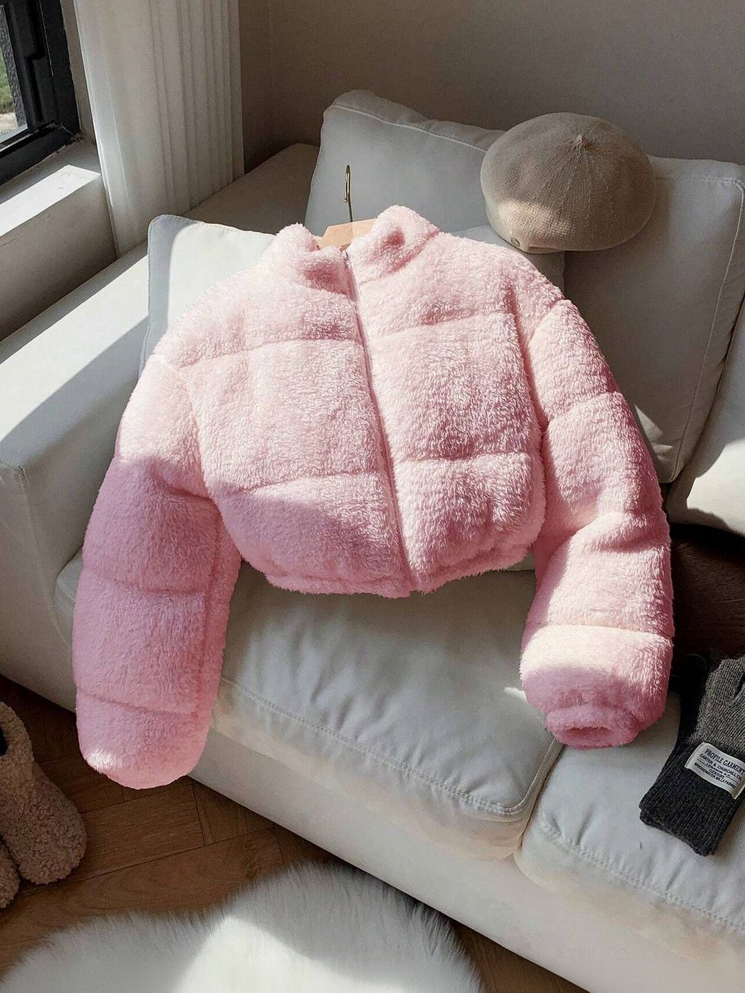 NOWI Women Lightweight Crop Puffer Jacket