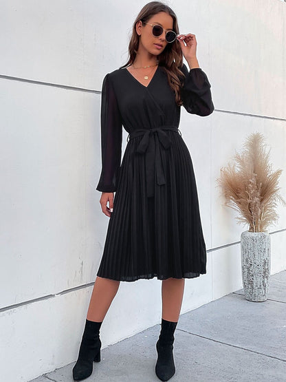 Women's Black Midi Dress Blend