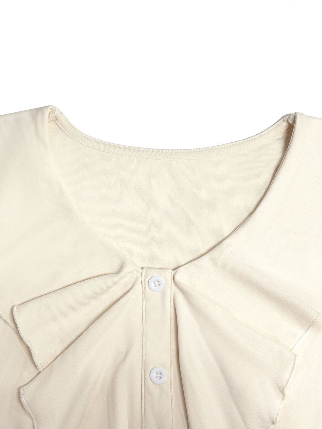 Women's Nowi Flared Sleeve Ruffles Peplum Top