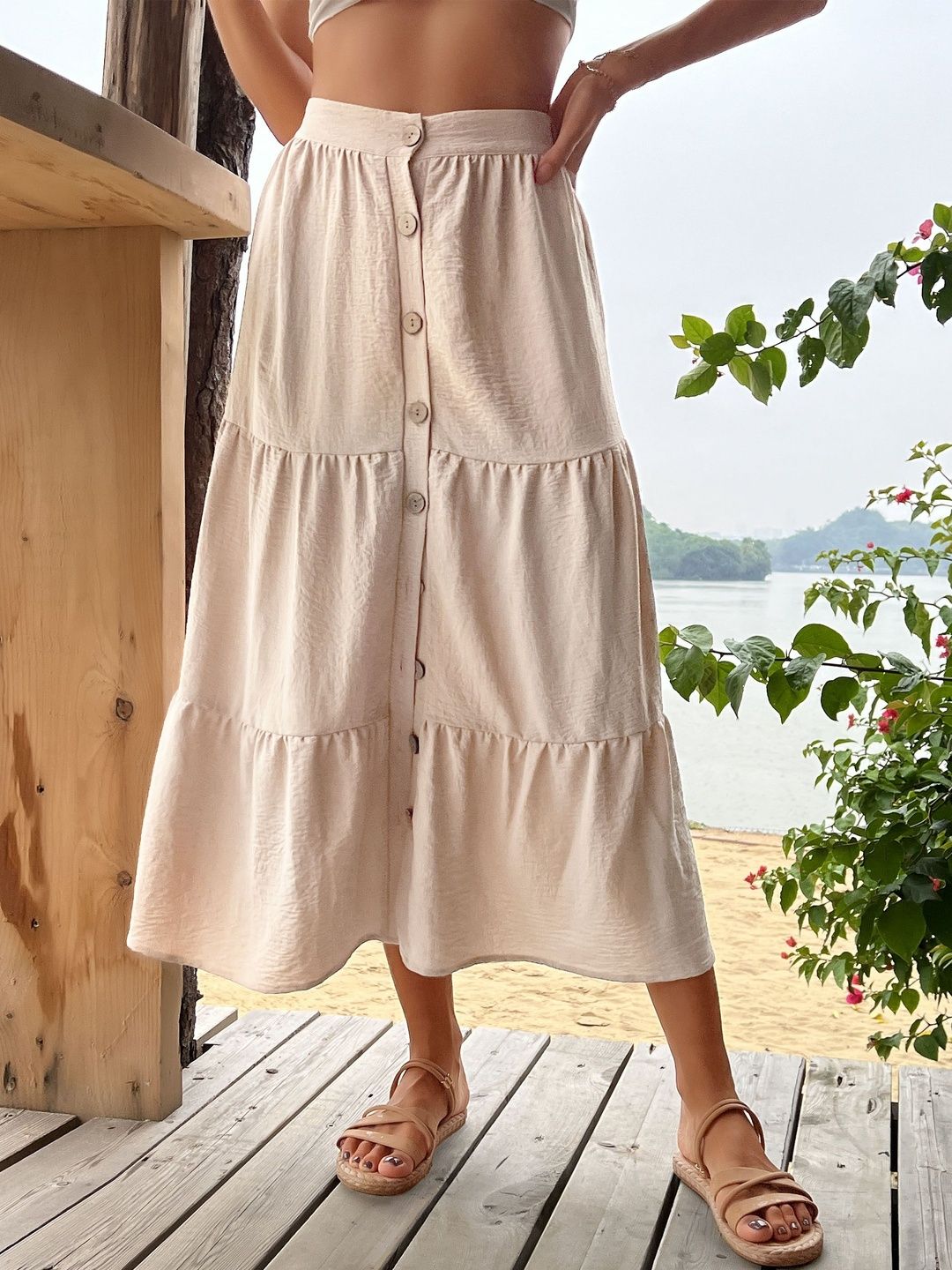 Off-Shoulder Top & Skirt Co-Ords