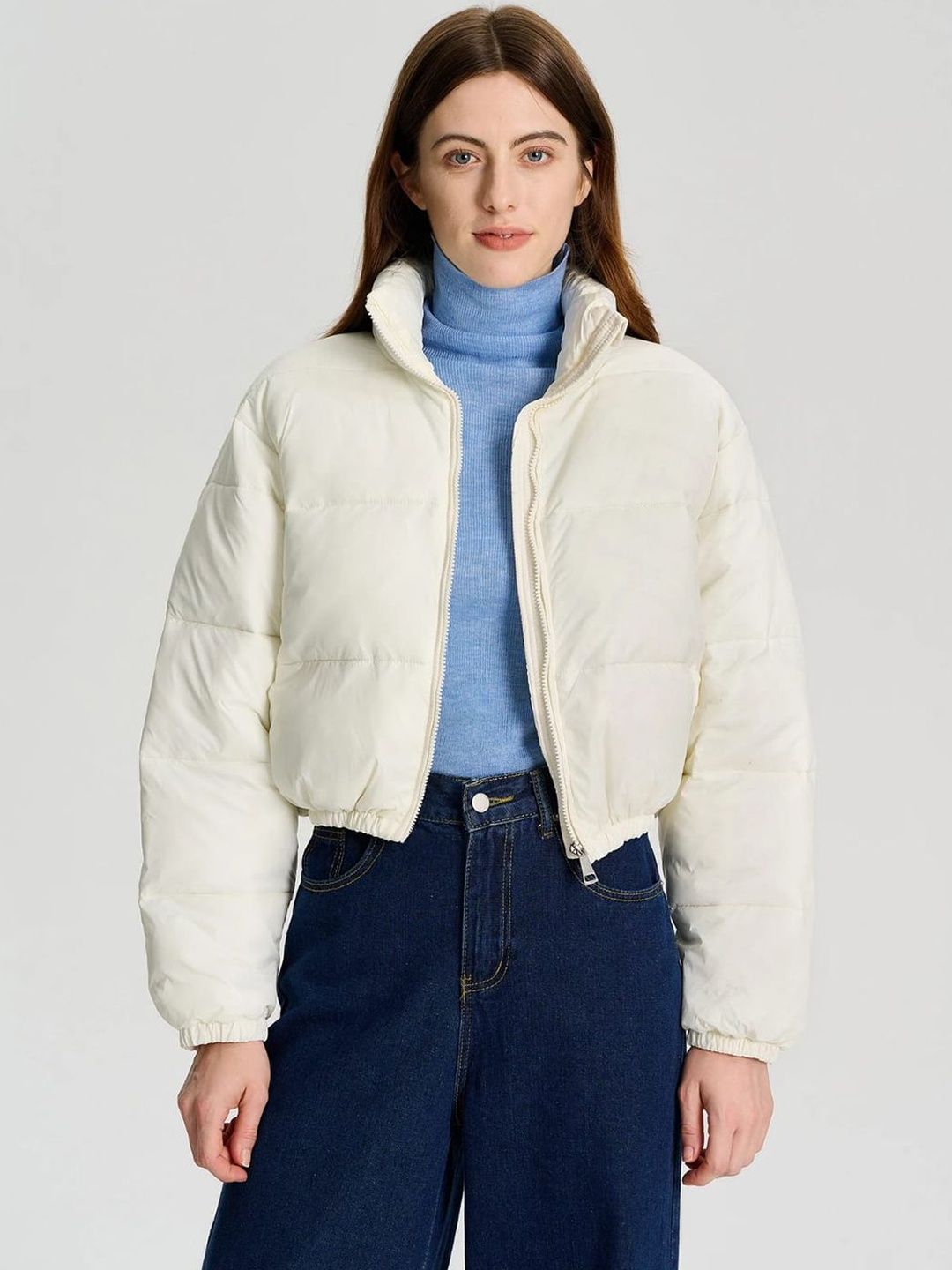 NOWI Women Lightweight Crop Puffer Jacket