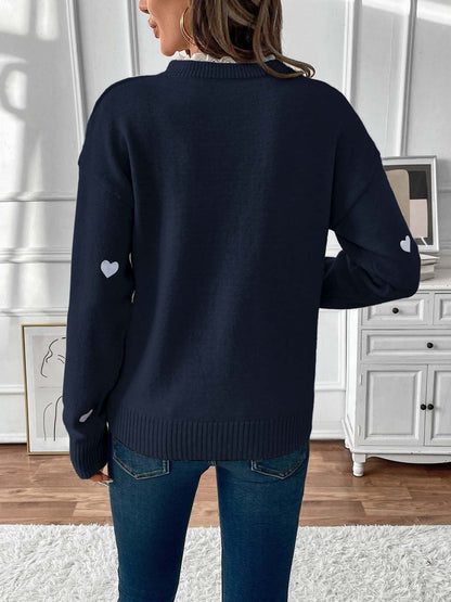 Women's Nowi Printed V-Neck Pullover