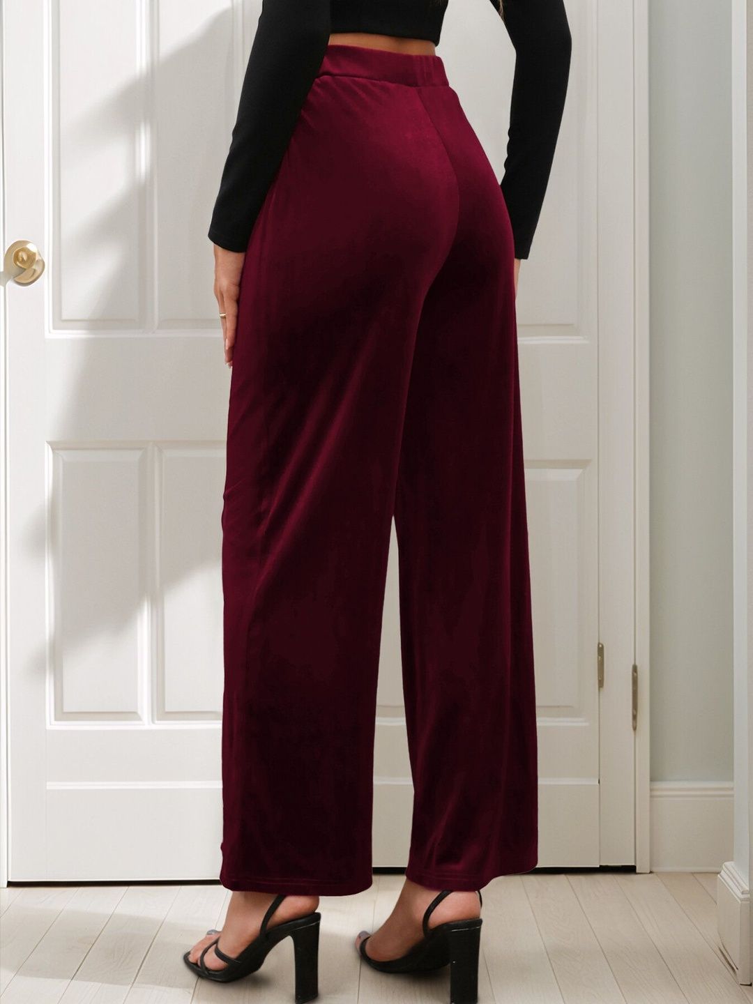 Women High-Rise Trousers