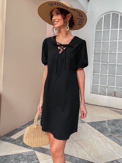 Puff Sleeve Dress