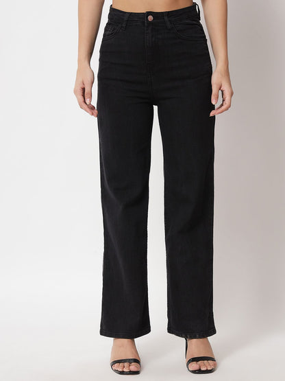 Women Regular Fit High-Rise No Fade Stretchable Jeans