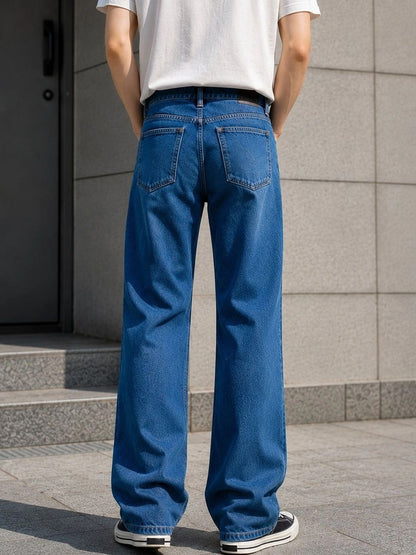 Men Bootcut Mid-Rise Light Fade Jeans