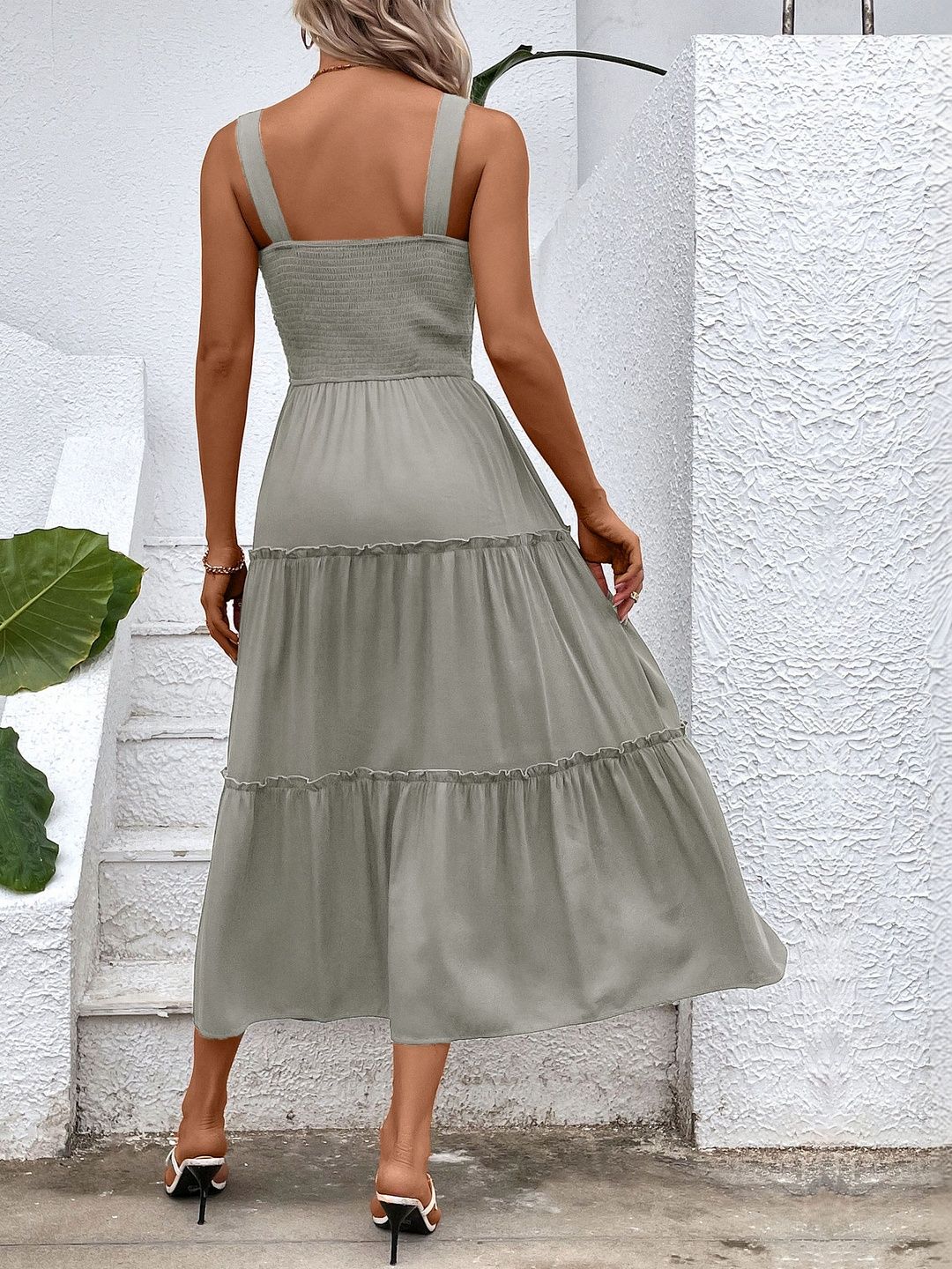 A-Line Midi Dress