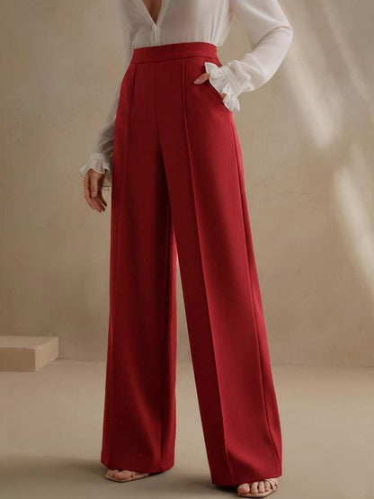 Women Wrinkle Free Trousers