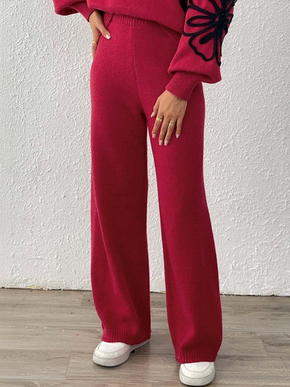 Women Floral Embellished Trousers