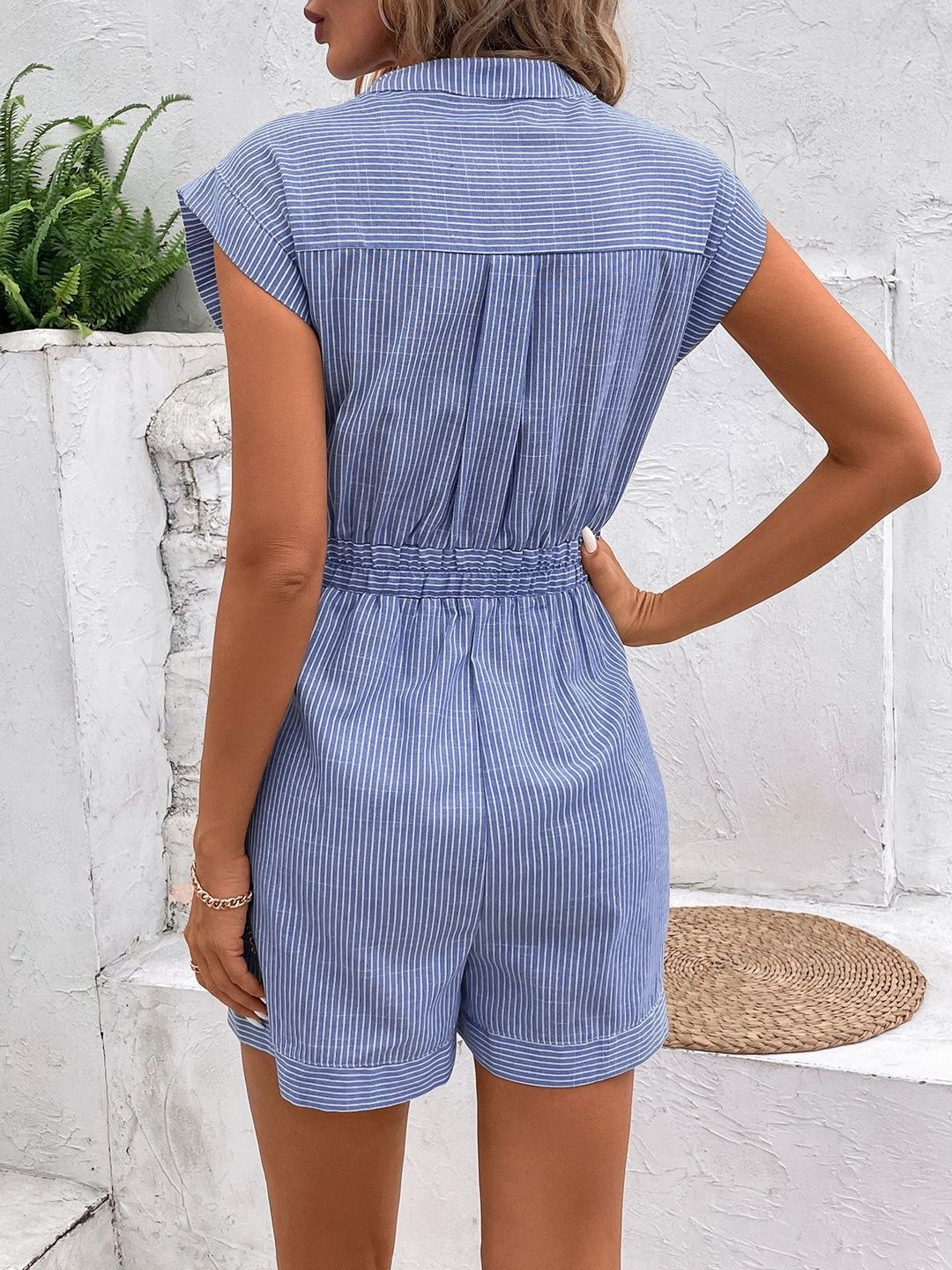 Striped Jumpsuit