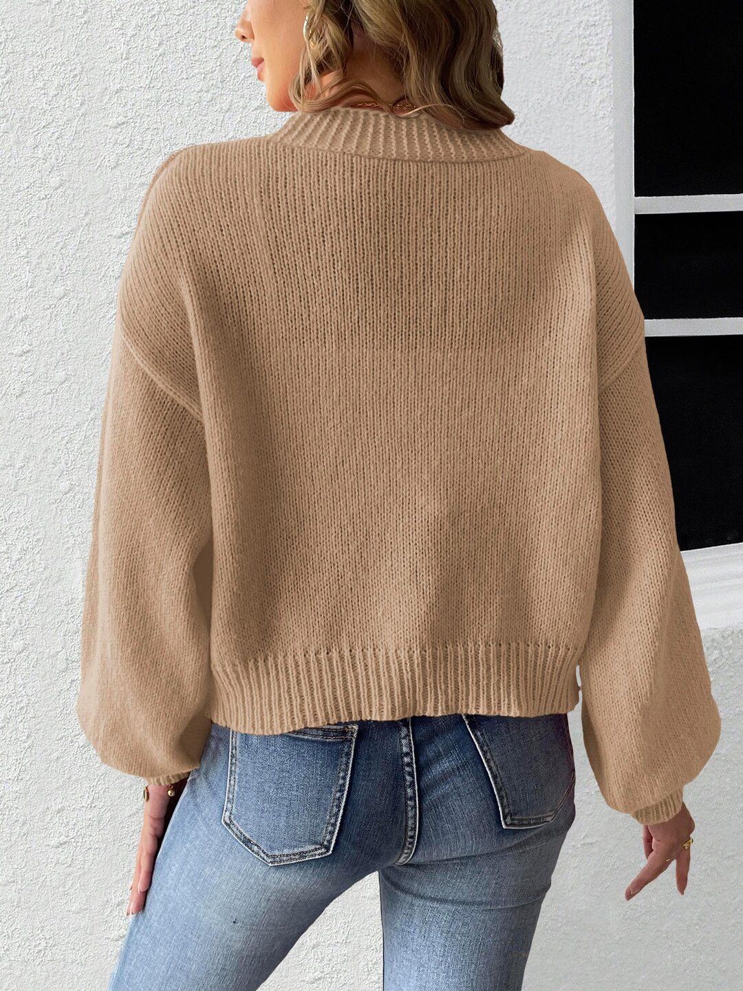 Women Crop Cardigan